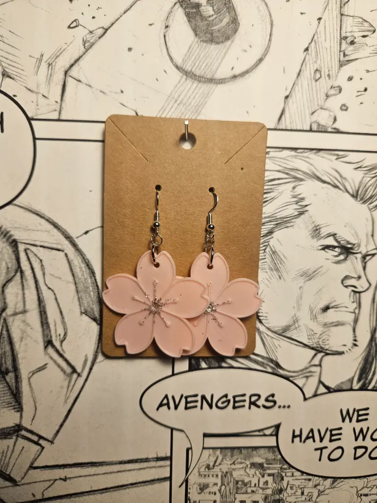 Boucles d'oreilles Sakura