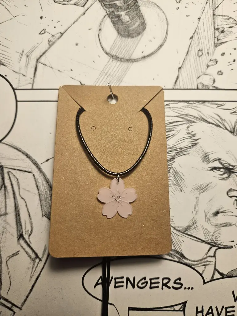 Collier fleur Sakura