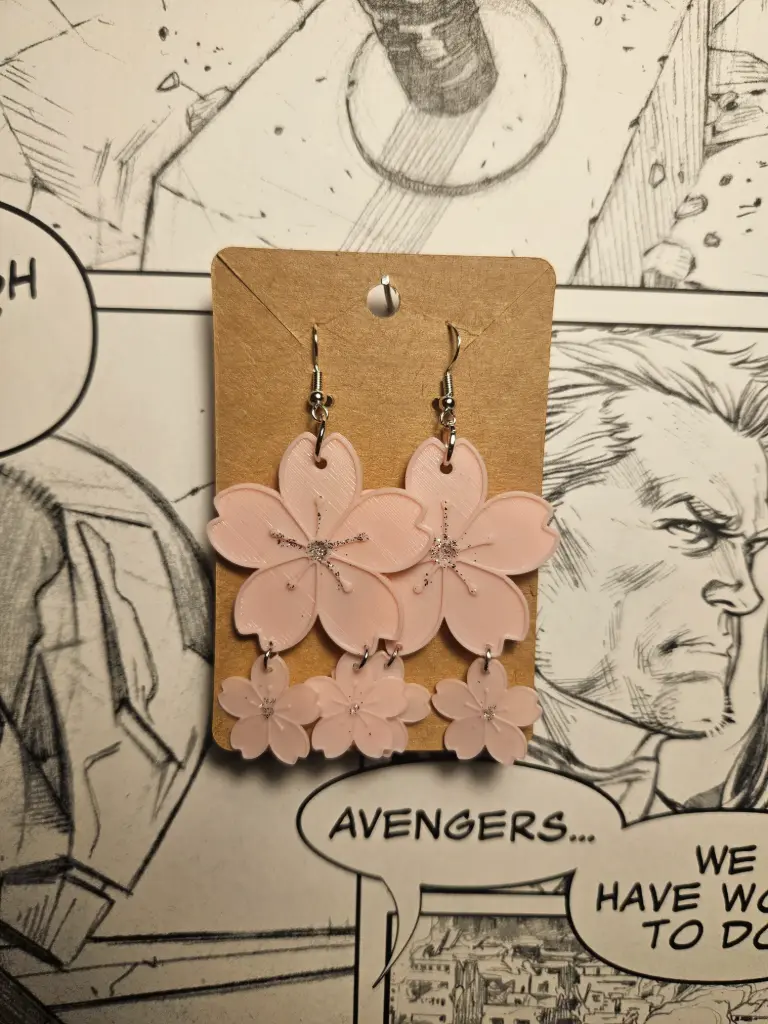 Boucles fleurs de Sakura