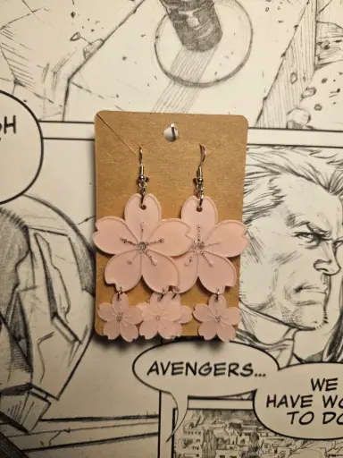 Boucles fleurs de Sakura