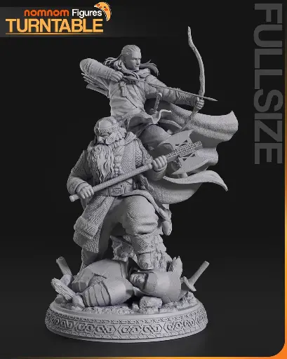 Gimli et Legolas - LOTR